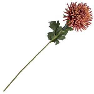 Kunstbloem chrysant-oud roze