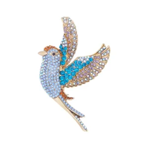 Colorful wings Broche - Blauw