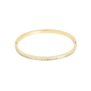 Bangle armband strass - Goud