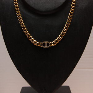 Ketting dubbel D - Goud