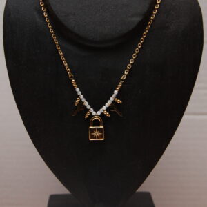 Ketting slotje - Goud