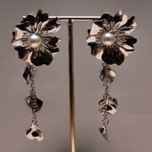 Orbellen statement bloem - Zilver