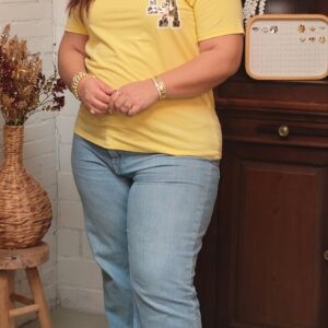LA shirt Geel