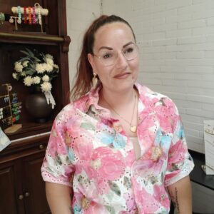 Broderie Blouse - Roze
