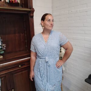 Jurk kant - Blauw