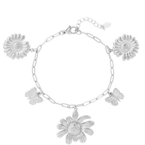 Armband Bloem - Zilver