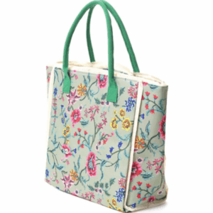 Strandtas sunny bloom - Groen
