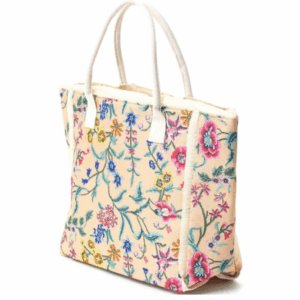 Strandtas sunny bloom - Beige