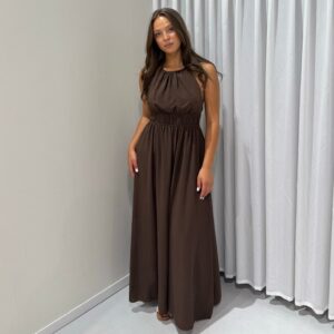 Anisa dress - Bruin PRE-ORDER