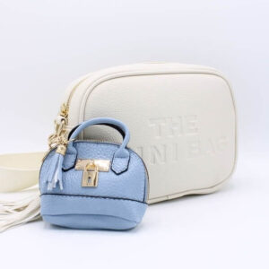 Mini tasje sleutelhanger Evie - Licht blauw