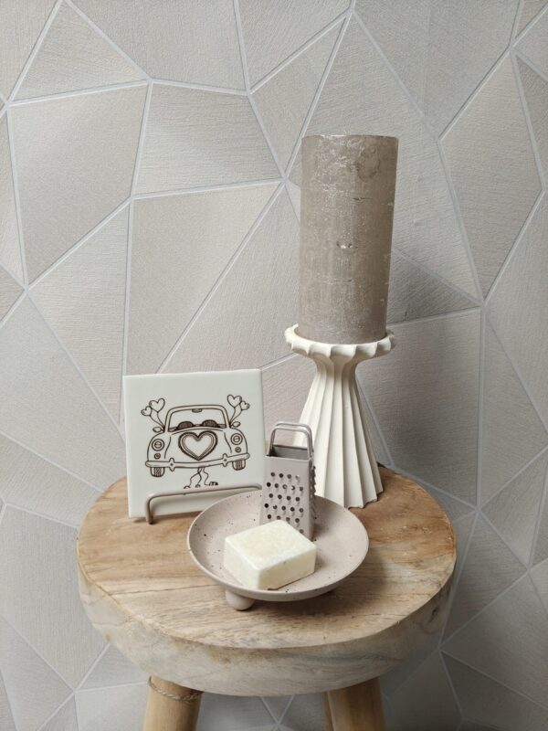 Tegeltje-Just married auto