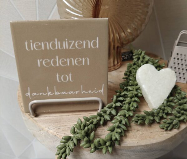 Tegeltje-Dankbaarheid