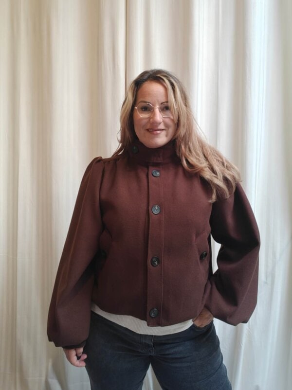 Trenchcoat kort | Bruin