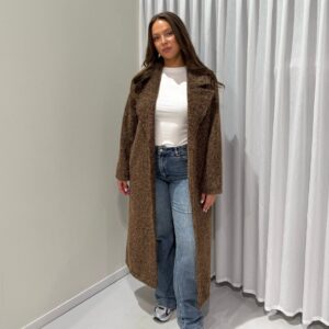 Lena mantel | bruin