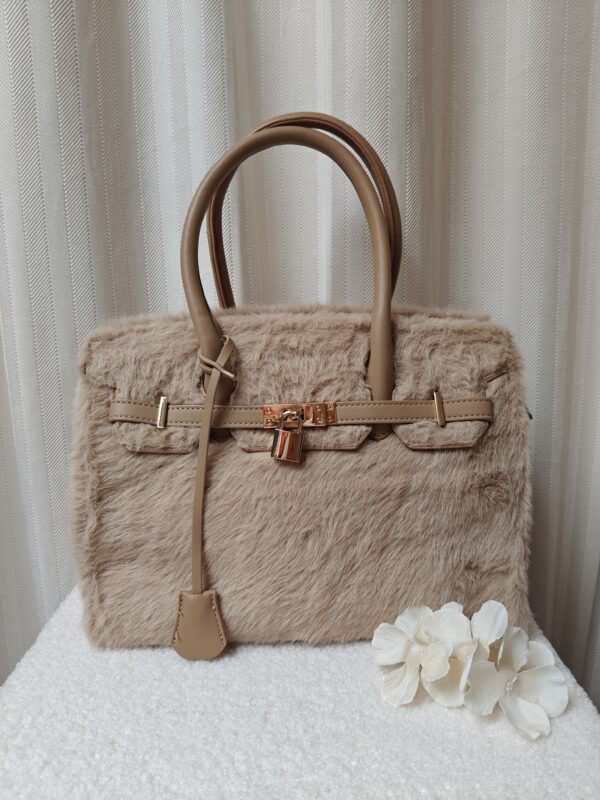 Tas Elise faux fur | Inspired | Beige