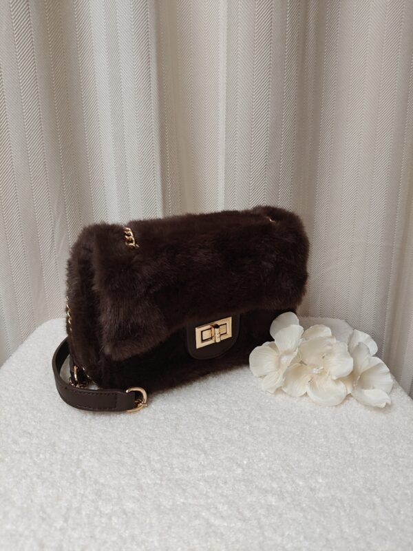 Faux fur fluffie | Bruin