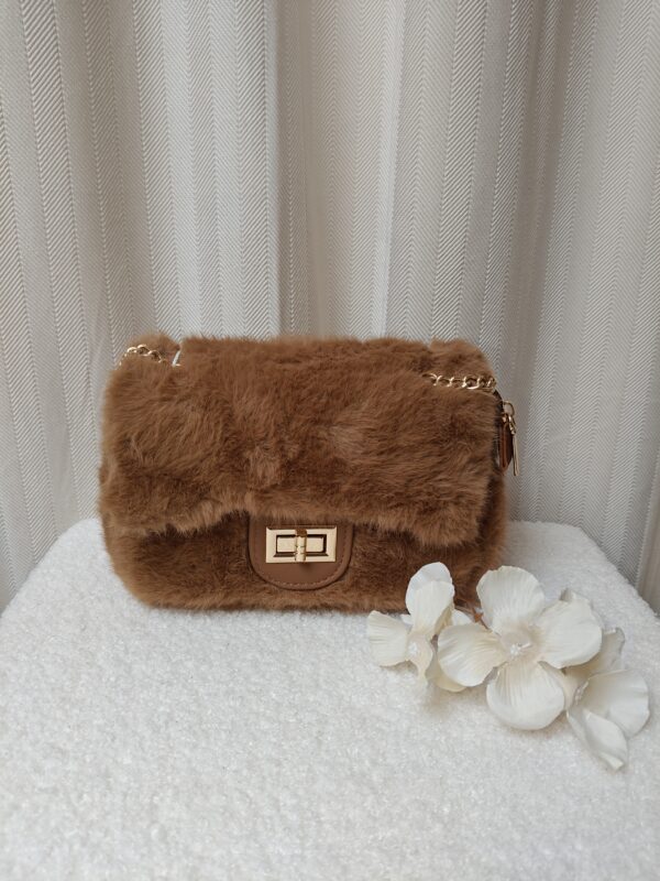 Faux fur fluffie | Camel
