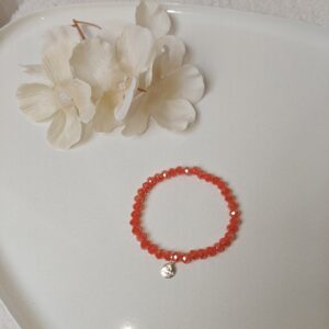 Kralen armbandje | Koraal