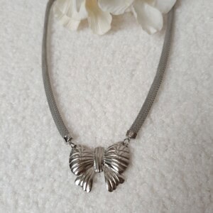 Ketting strik - Zilver