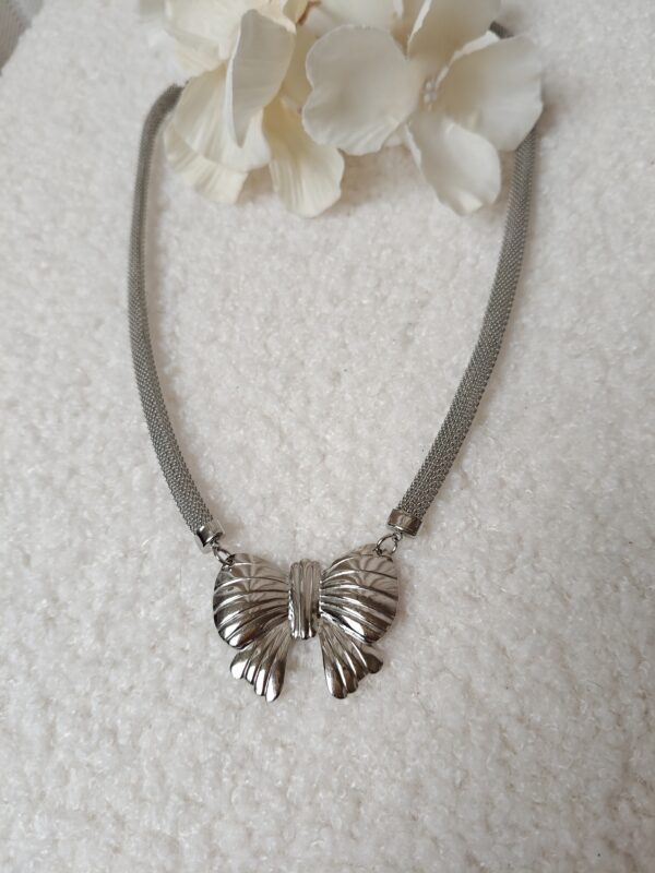 Ketting strik - Zilver
