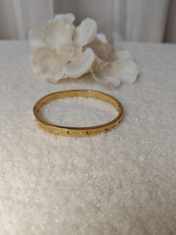 Bangle armband shine bright - Goud