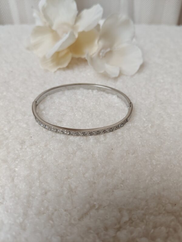 Bangle armband spicy - Zilver