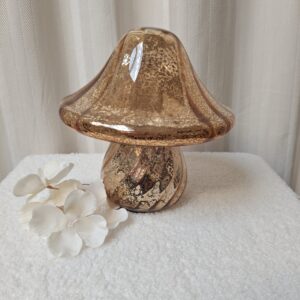 LED-paddestoel | Groot | Goud