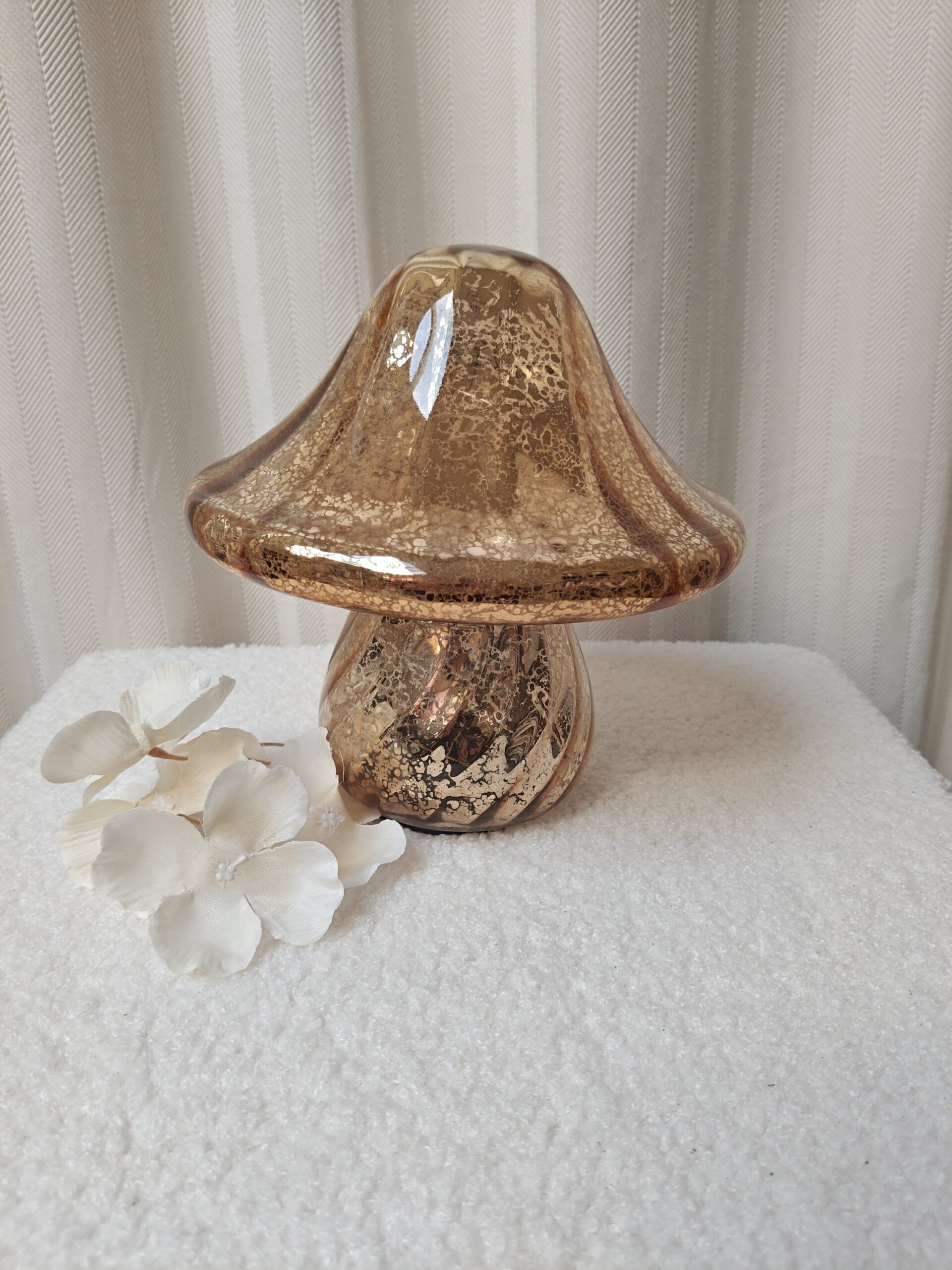 LED-paddestoel | Groot | Goud