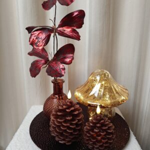 Giftset 2 | Bordeaux/bruin/goud