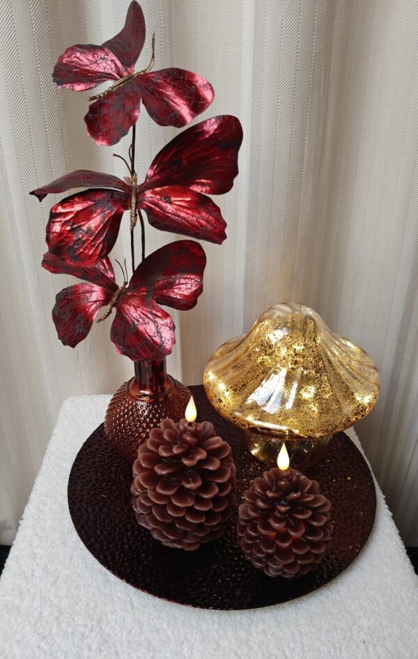 Giftset 2 | Bordeaux/bruin/goud