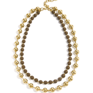 Double ketting | Bruin