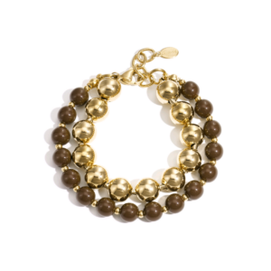 Double armband | bruin