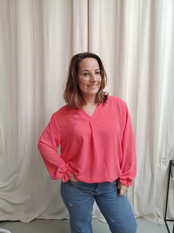 Blouse koraal