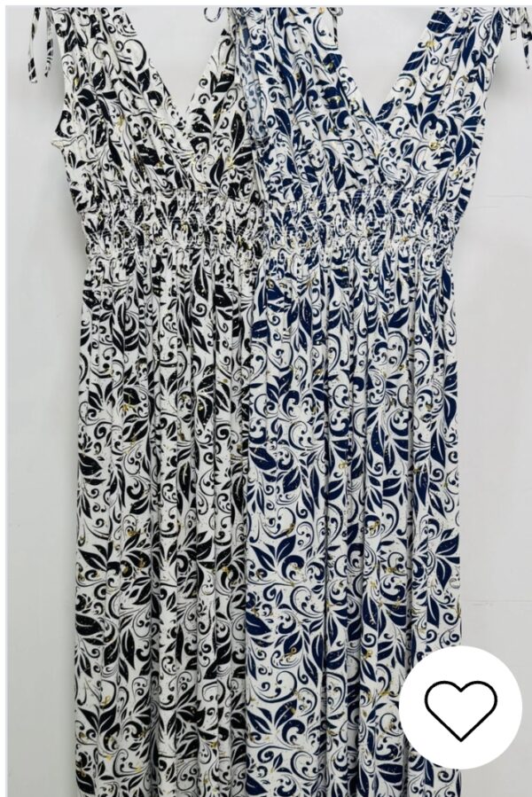 Maxi (magic) jurk Paris chic | Zwart of Navy - Afbeelding 3